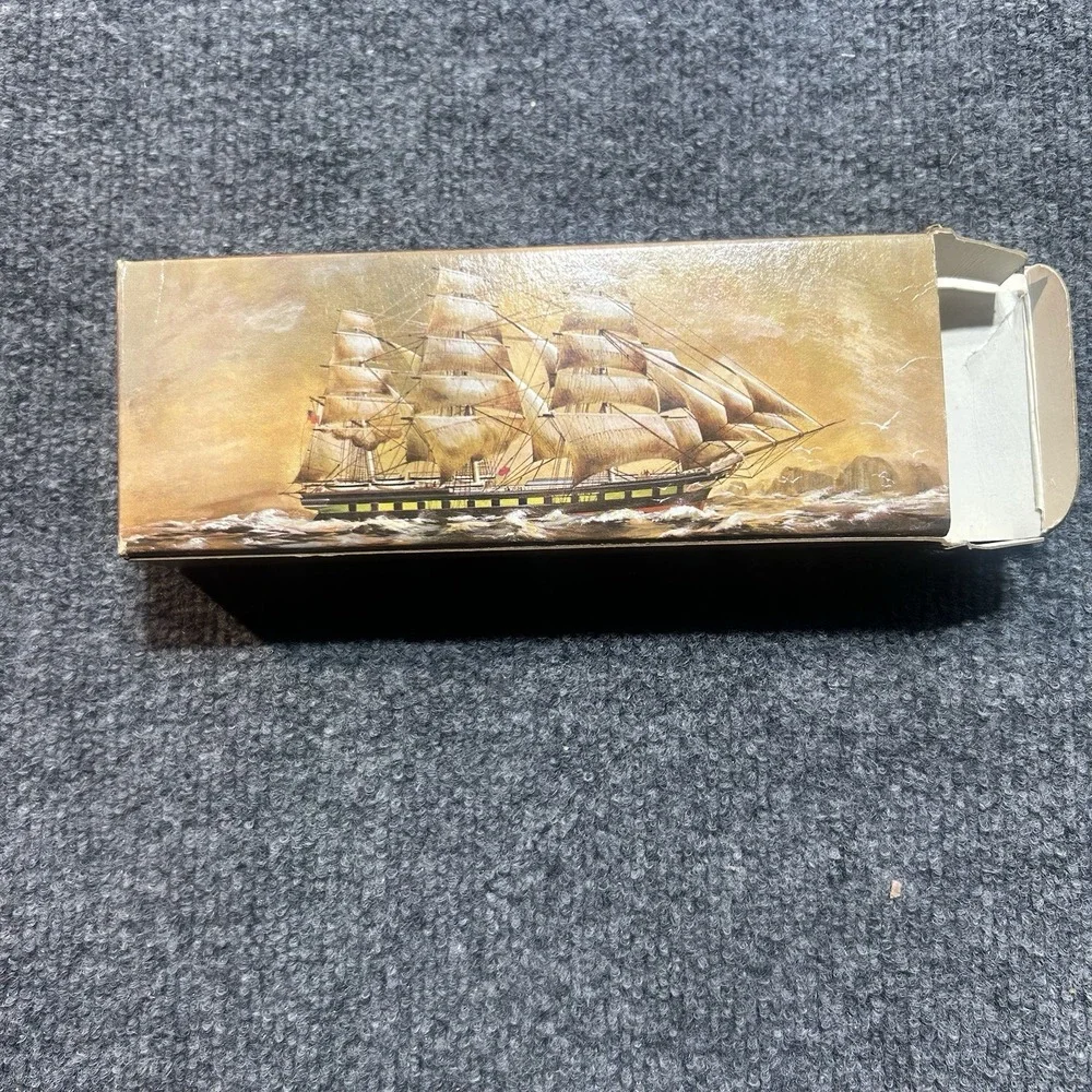 Vintage Avon Captain's Pride Oland Aftershave Empty Bottle with Stand in Box